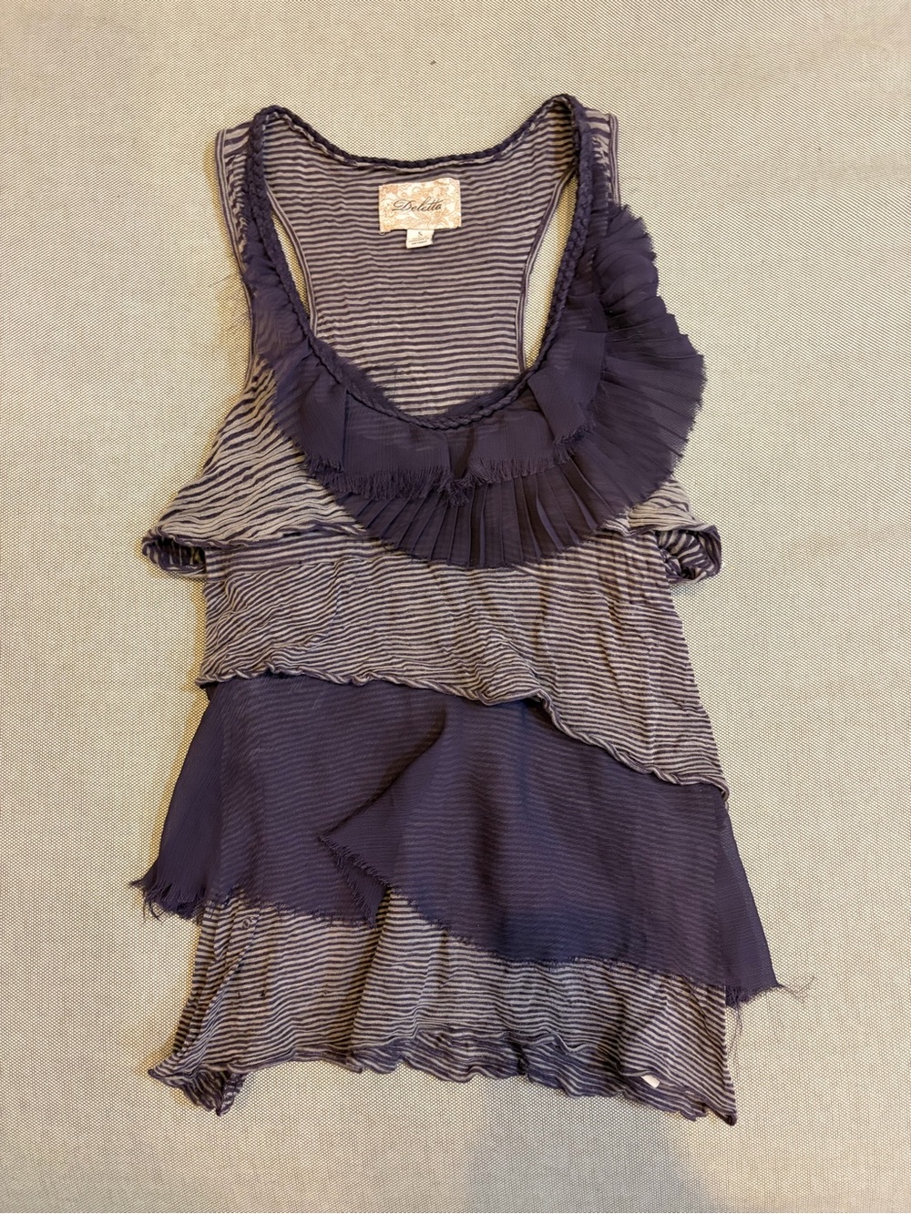 Deletta Ruffle tank